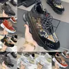 Designer Pop Shoes Trigreca Baskets Hommes Trigreca Sneaker Plateforme Chaussures Décontractées Latéral Greca Imprimer À Lacets En Cuir Runner Mode Chaussure D'entraînement En Plein Air