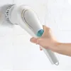 Éponges tampons à récurer 5 en 1 nettoyage électrique multifonctionnel USB brosse de baignoire de cuisine à main vaisselle ménage avec 5 têtes 231019