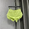 Damesshorts Denim Voor Dames Dames 2023 Zomer Straat Y2k Pittige Meisjes Roze Gewassen Bovenkleding A-lijn Kwasten Ultra Sho