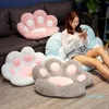 Cute Cat Bear Paw Chair Seat Cushion Stuffed Plush Soft Paw Pillows Animal Sofa Indoor Floor Bed Home Decor Children Gifts