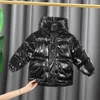 Abrigo de plumas 2023 Nueva ropa para niños Chaquetas gruesas de invierno para niñas Niños Abrigo de algodón impermeable brillante Ropa de abrigo para adolescentes Ropa para niñas 231020