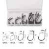 Ganchos de pesca 50pcs100pcs Sea Hooks Caixa de pesca LUSHAZER Offset Hook 2 #-30 # Carp Snap Fishing Big Hooks Tackles Acessórios Fishhook 231020