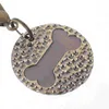 Dog Collars Pet Listing Pets Cat Tag Anti-lost Engraving Puppy DIY Necklace Copper Tags