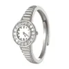 Cluster Rings Creative Watch Shape For Women Adjustable Opening Vintage Punk Mini Finger Ring Gift