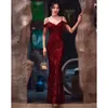 Vestido de noche con tirantes sexy para mujer, vestido de noche largo y profundo con escote en V, tul con abertura larga, vestido elegante para fiesta de boda, vestidos formales para graduación