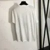 Moda metal pino impresso camisa feminina clássico solto manga curta blusa designer casual pulôver camisa