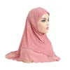 Ethnic Clothing Hijab Caps Adults Or Big Girls Medium Size 70 60cm Pray Muslim Scarf Islamic Headscarf Hat Amira Pull On Headwrap