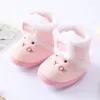 First Walkers Baywell Winter Herbst Baby Mädchen Pelz Schneestiefel Kleinkind Jungen Warme Schuhe Gemütliche Kleinkind Weiche Sohle 0-15 Monate