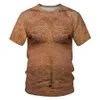 Qnpqyx nowa koszulka streetwear costium dla mężczyzn t koszule kobiety zabawny mięśnie man cosplay 3D drukowane koszulki letnie koszulki fitness Who299n
