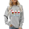 Erkek Hoodies Sweatshirts (A+Kalite) Yeni Kadınların Hoodless Sweatshirts Noel Desen Baskı Yuvarlak Boyun Kazak Moda Grafik Serin Yumuşak Bayanlar Kişme231020