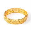 Brazalete 1 Uds. Pulseras de Color dorado etíopes de Oriente Medio brazaletes de Dubái para mujeres joyería de boda regalos africanos 231020