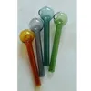 4inch Colorf Smoking Accessories 30mm Ball Thick Tube Pipes Tobcco Herb GlassオイルネイルPyrexバーナーパイプドロップ配信DHZO3