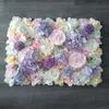 Fournitures de décoration de fond de mariage, accessoires de photographie, fenêtre de shopping, hortensia rose, mur végétal vert