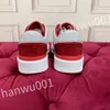 New Sports Shoes Retro leather platform color matching comfortable men's and women's sports shoes fashionable color casual sneakers fd231010