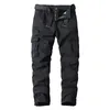 Pantaloni da uomo Pantaloni militari da uomo Pantaloni casual in cotone tinta unita Pantaloni cargo da uomo Pantaloni da trekking da viaggio all'aperto Pantaloni da lavoro multitasche 231019