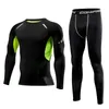 Running Sets Men Clothing Sportswear Gym Fitness Compression Suits Running Set Sport Outdoor Jogging Quick Dry Tight 231019