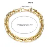Chokers Punk Chain Choker Necklaces Collar Hip Hop Chunky Gold Color Thick Statement Necklace For Women Men Jewelry Gift 2Pc248W Dro Dhjun