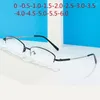 Okulary przeciwsłoneczne anty -Blue Light Cat Eye Recepty Kobiety Diopter Diopter 0 -0,5 -0,75 -1,0 -2,0 do -6,0 do -6,0 do -6,0