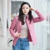 Women's Down Parkas Women Spring Jacket Fashion Short Ultra Lightweight Packable Puffer Coats 15 Colors Women Down Warm Korean Slim Fit Parkas 5xl 231020