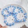 Accessoires pour cheveux 10 pièces Mini pince à griffe bleue pinces à marguerite étoile de dessin animé pour filles épingle à cheveux tressée Barrettes couvre-chef