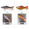 Iscas Iscas Aorace Pesca wobbler Lifelike 67 Segmento Swimbait Crankbait Hard Bait Lento 10cm 17g 15g Isca Iscas Artificiais Equipamento de Pesca 231020