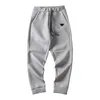 Man Track Pants Joggers Sports Trouse Sweater With Budge Poacket Drawstring Adjust Outwears Capris Terry Street Long Pant M-3XL