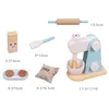 Cuisines jouer à la nourriture enfants cuisine en bois semblant jouer maison jouet Montessori éducation précoce Puzzle Simulation ensemble de cuisine série bébé amusant jouet cadeau 231019