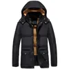 Men's Down Parkas Plus Size Fur Linner Warm Jacket 2023 Winter Thick Men Outdoor Parka Coat Male Big Pockets Snow Windbreak Outwear Sport 231020