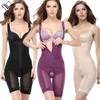 Moda bele eğitmeni kadınlar seksi dikişsiz ayarlanabilir strappy büst shapewear bodysuit korse artı boyutu zayıflama gövdesi shap290j