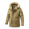 Parkas pour hommes hiver épaissir Parka chaud cachemire polaire longue veste manteaux militaire en plein air coton rembourré mâle coupe-vent vêtements à capuche 231020