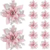 Décorations de Noël 5pcs 145 cm Fleurs artificielles de paille