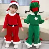 Cosplay Kerst Cosplay Kostuums Kids Baby Kerstman Cos Kinderen Kerstpak Carnaval Party Nieuwjaar Prestaties Fancy Outfit Gift