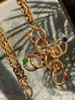 Catene Gioielli per collane di moda placcate in oro elettriche retrò da donna europea e americana