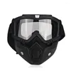 Motorhelmen Bril met masker Winter Winddicht Warm rijden Outdoor Sportbril Off-road fietsen