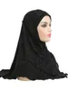 Ethnic Clothing Hijab Caps Adults Or Big Girls Medium Size 70 60cm Pray Muslim Scarf Islamic Headscarf Hat Amira Pull On Headwrap