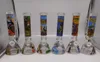 Smoke Pipes Hookah Bong Glass Rig Oil Water Bongs cartoon printed glass hookah bottle