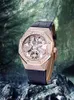 Mechanische heren aps horloges Man Tian Xing heren gepersonaliseerde luxe met diamant ingelegde grote wijzerplaat modetrend volledig automatisch Tuo vliegwiel mechanisch XB
