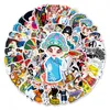 50 pcs cartoon opera graffiti creative stickers PVC fashion car personality waterproof trend decoration