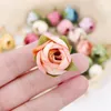 Faux Floral Greenery 1050PCs Rose Artificial Flowers Head Silk Fake For Home Decor Christmas Party Wedding Decoration DIY Wreath Accessories 231019