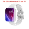 45 mm Größe für Apple Watch Ultra 2 Serie 9 iWatch Marine-Armband, Smartwatch, Sportuhr, schützende Smartwatch-Hülle