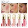 Beauty Monochrome Matte Liquid Blush Natural Long Lasting Lipstick Glaze Sun Red Pink Eyeshadow Blush Liquid