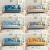 Stol täcker vattentät corduroy soffa täckning Soild Color Mat Combination för vardagsrummet Nonslip Multifunktionellt hem 231019