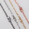 Fashion Jewelrys 10pcs lot DIY Alloy Long Floating Chain Necklace Fit For Magnetic Glass Charms Locket Pendant355K