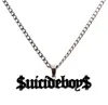 Suiideboys SUICIDE BOYS SBS Pro collier européen et américain hommes et femmes hip-hop mode breloques