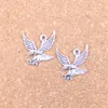 150pcs Antique Silver Bronze Plated eagle hawk Charms Pendant DIY Necklace Bracelet Bangle Findings 20 20mm199H