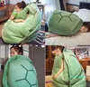 Filt stor bärbar sköldpadda skal plysch filt söt mjuk kudde hem rum dekor soffa dekoration födelsedag barn dag gåva till barn
