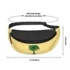 Waist Bags Emblem Of Saudi Arabia Fanny Pack Men Women Casual Crossbody Bag For Camping Biking Phone Money Pouch