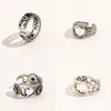 Nieodgolny biżuteria retro Pierścienie srebrny pierścionek Pierścień Pierścień na palcu luksusowe kobiety uwielbiają biżuterię ślubną akcesoria