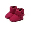 Baby Babyschoenen schoenen winter pasgeboren baby schoenen met zachte zolen klassieke designer jongens en meisjeslaarzen baby warme snowboots