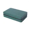 Scatole per orologi Y1UB 6/10/12 Slot Verde Interno Grigio Custodia per cuscino Scatola con cerniera